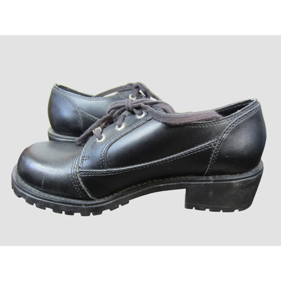 Harley Davidson‎ Chunky Sole Lace Shoes Women's Size 6.5 - Picture 5 of 11